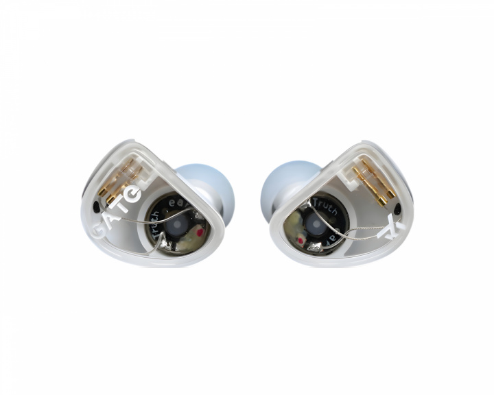  Gate IEM Hovedtelefoner med 3.5 mm Mikrofon - Hvid