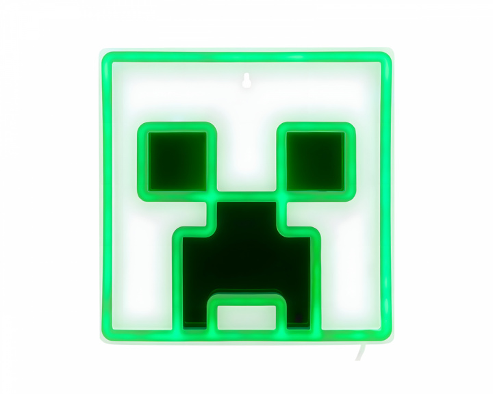  Minecraft Creeper Vægmonterbart LED Neonlys