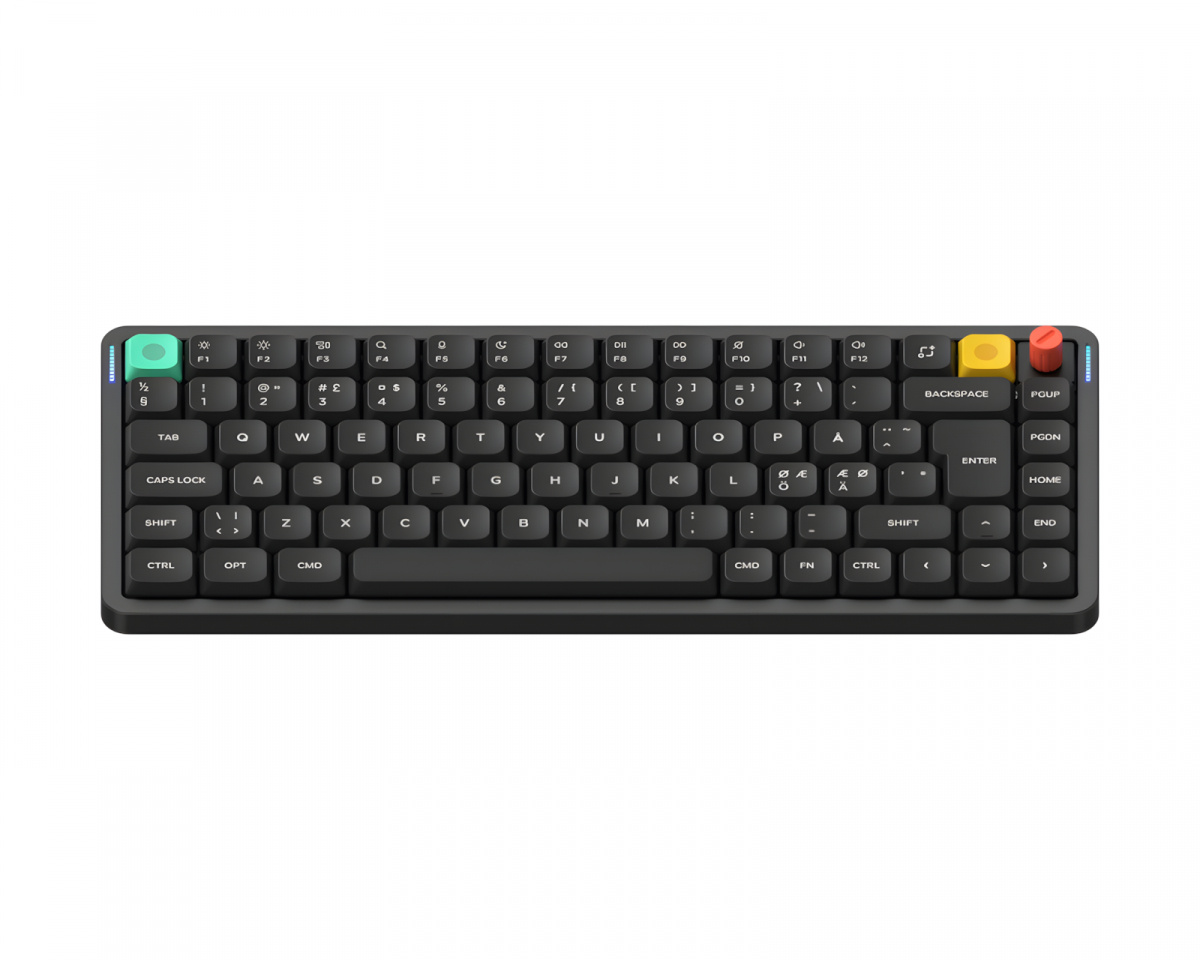 NuPhy Air75 V3 Trådløst Tastatur – Nebula Black [Brown Nano Switch