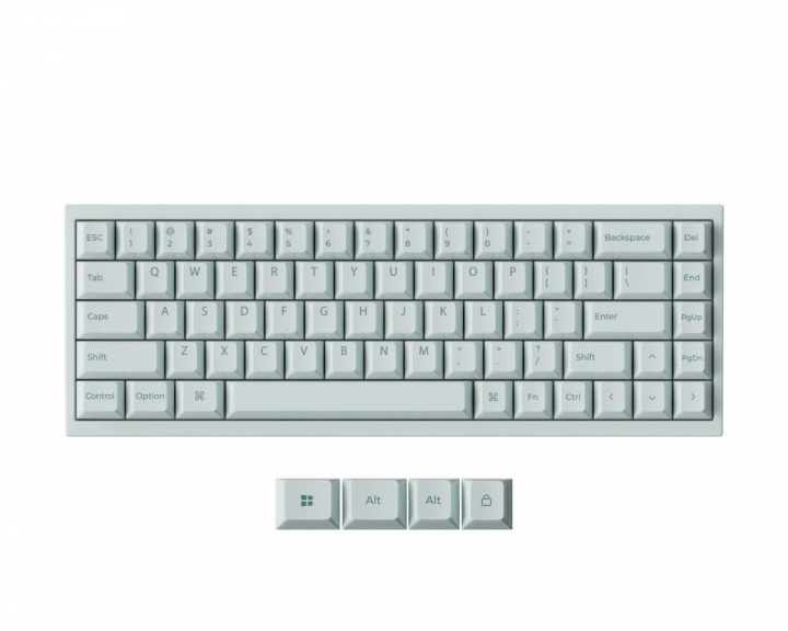 Keychron Q16 HE 8K Keramisk ISO Tastatur [Lime Magnetic Switch] - Light Green