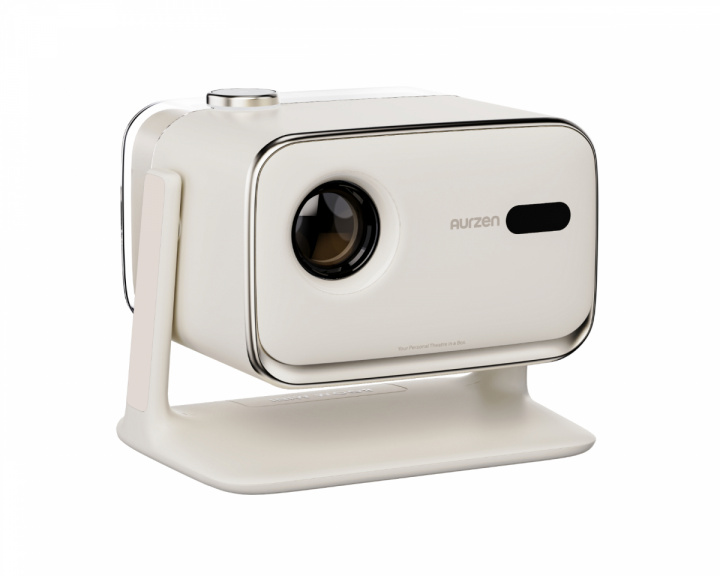 Aurzen BOOM Mini Google TV Smart Projektor - Hvid
