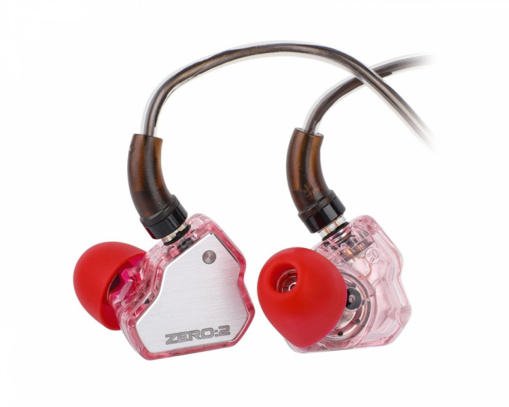  Zero 2 IEM Hovedtelefoner med Mikrofon - 3,5mm - Pink