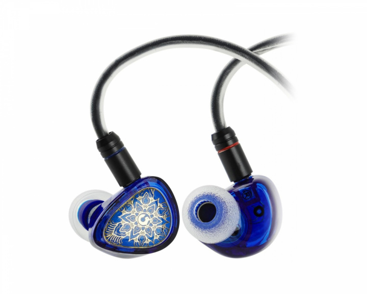  Wan'er S.G 2 IEM Hovedtelefoner med Mikrofon - 3.5mm - Clear Blue