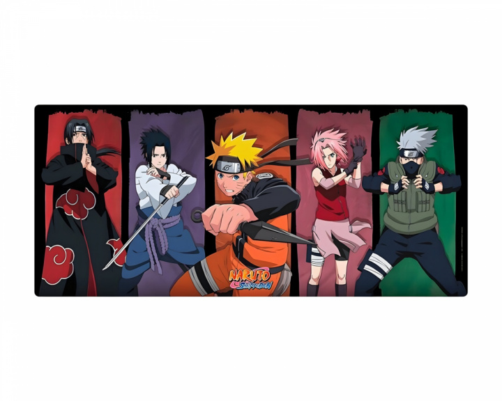  Naruto Shippuden - Gaming- musmåtte XXL - Gruppe