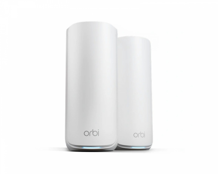 Netgear Orbi 870 Series Tri-Band WiFi 7 Mesh 2-Pack - Hvid