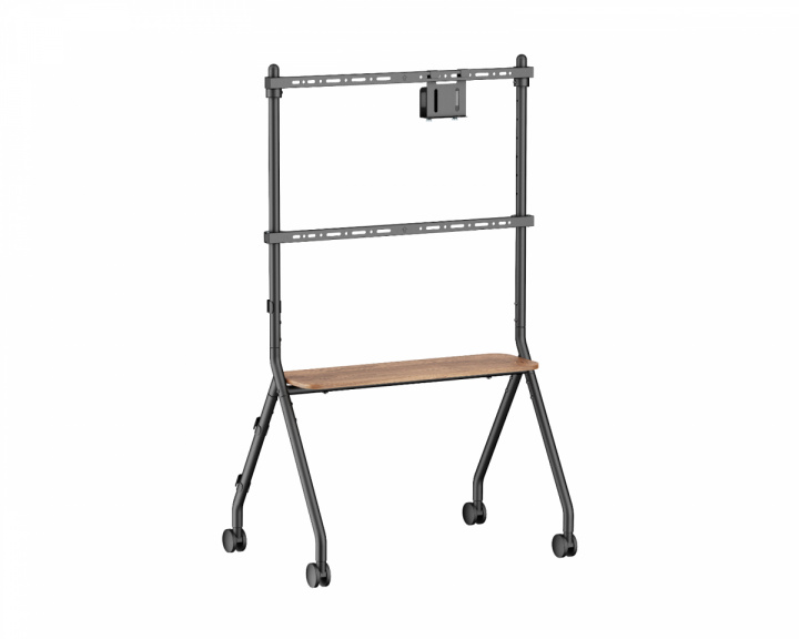  Easel Studio Mobilt TV-stativ med hjul – Sort