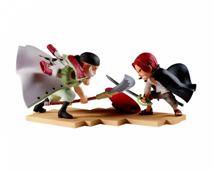  One Piece - World collectable figur log historier - Edward Newgate vs Shanks