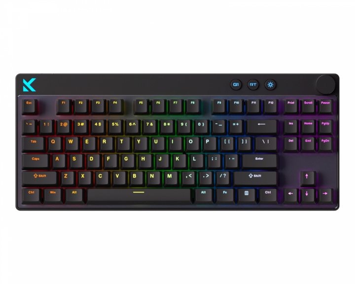  Mix 87 Hall Effect Magnetisk Gaming Tastatur ANSI - Sort