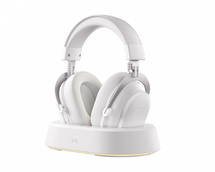  V9 Turbo Trådløst Headset - Icy White