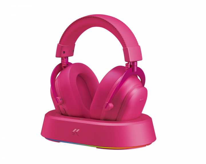  V9 Turbo Trådløst Headset - Berry Red