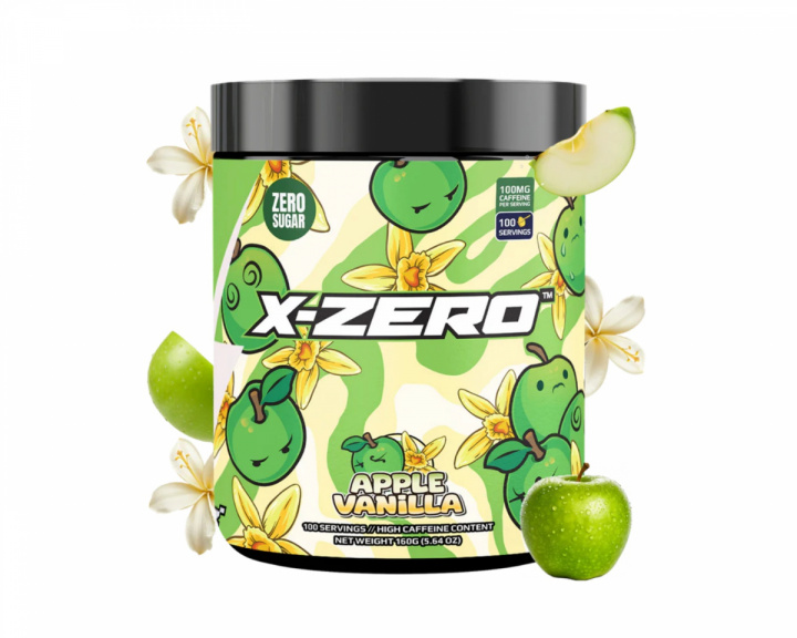 X-Gamer X-Zero Apple Vanilla - 100 Portioner