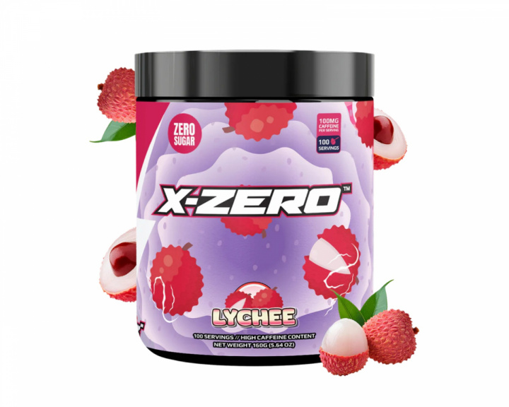 X-Gamer X-Zero Lychee - 100 Portioner