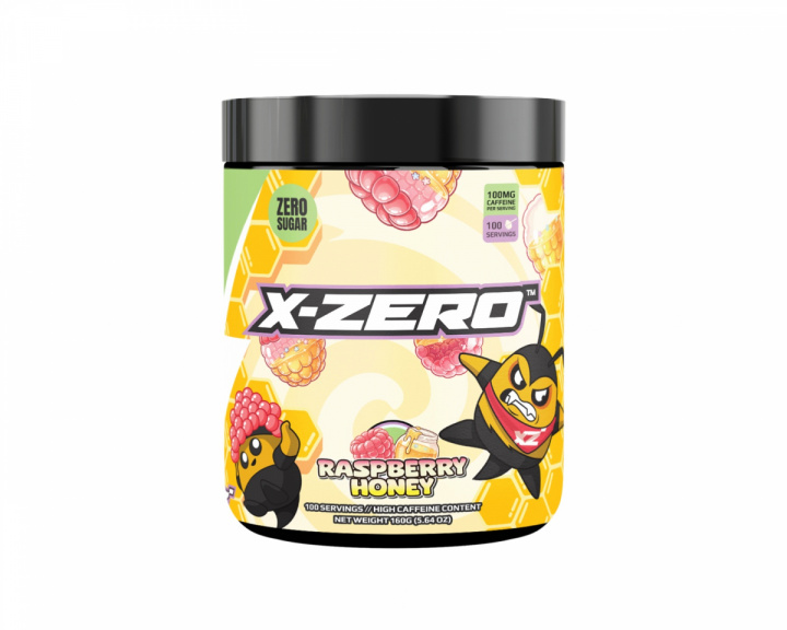 X-Zero Raspberry Honey - 100 Portioner