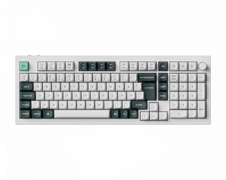 Keychron Q5 HE 96% RGB Hotswap ISO Tastatur - Hvid [Nebula Linear]