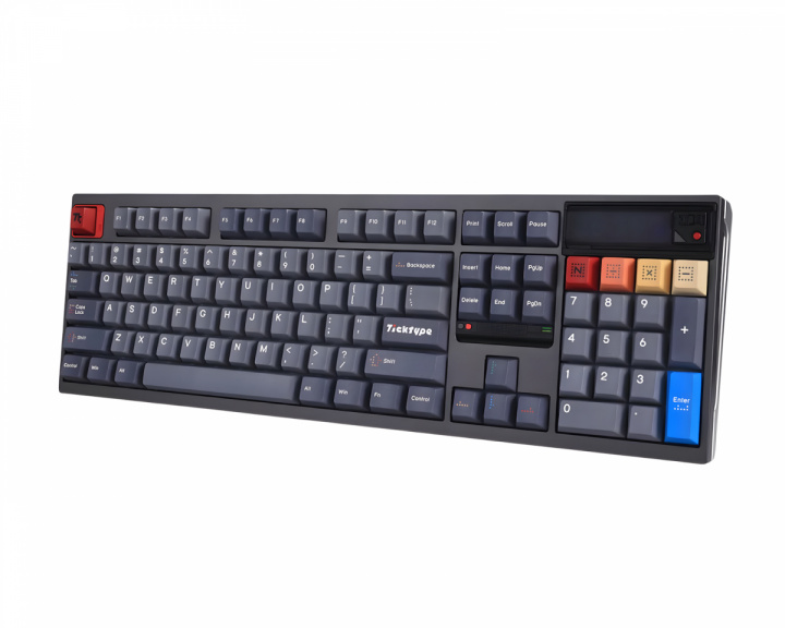  DP104 ANSI-tastatur - Mecha Grey [Rye Linear]
