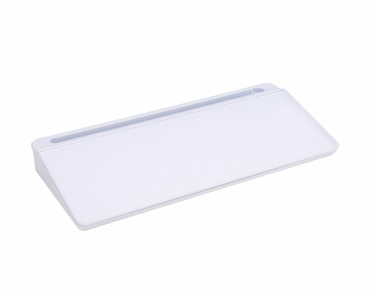  Glas Skrivebord Whiteboard med Stativ 40 cm - Hvid