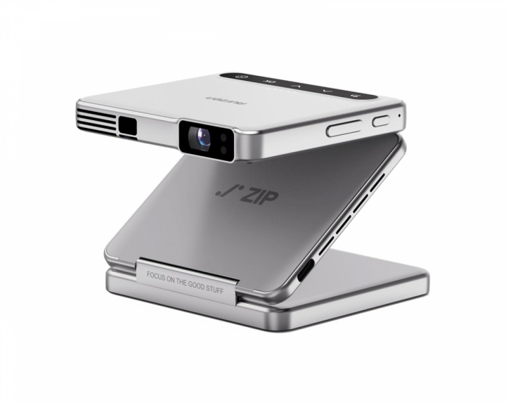  ZIP Tri-Fold Portable Mini Projektor - Silver