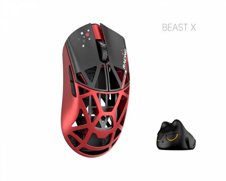  Beast X Pro - Rød/Sort [Omron Opticals] - Solid Side