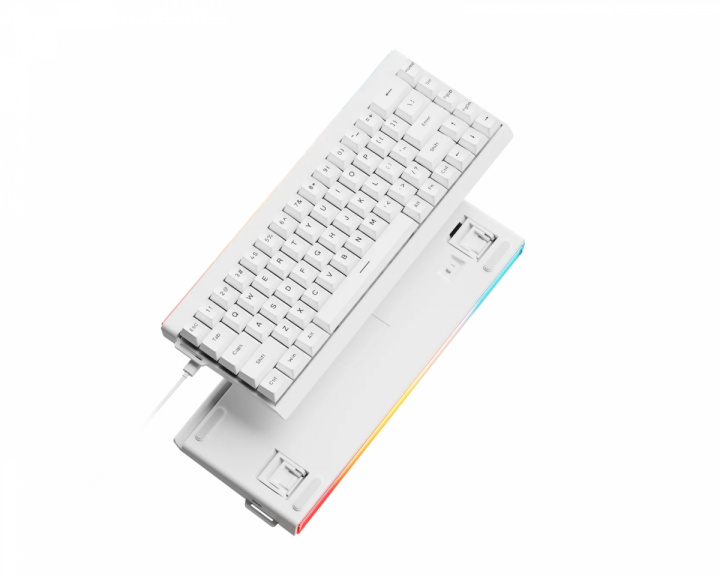 DK68 Magnetic HE Tastatur ANSI [Gateron Wuji] - Hvid