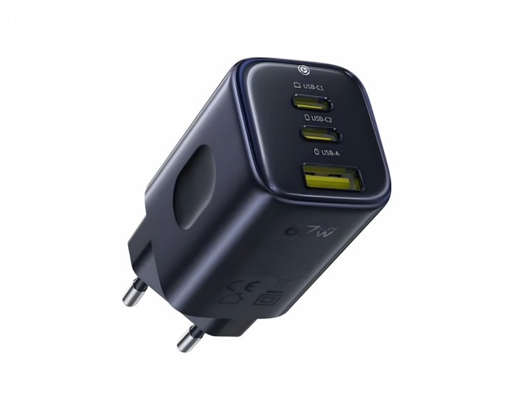  PicoGo AE11 Hurtiglader 2C+U 67W - Sort