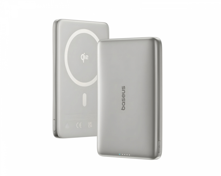  PicoGo AM41 Ultraslank Qi2 Magnetisk Powerbank 27W 10000mAh - Titanium
