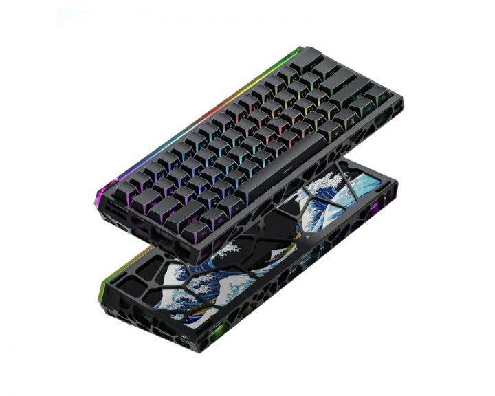  SK61 HE Trådløst Tastatur - Sort