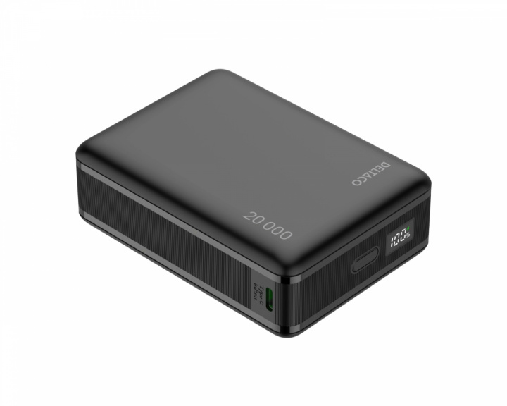 Powerbank 20 000 mAh, PD 65 W - Sort