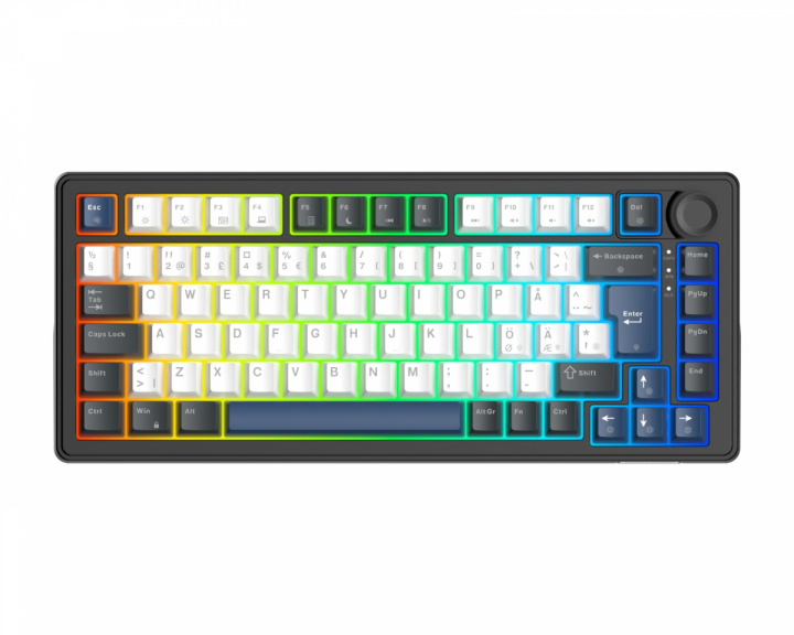  DK480 75% Gaming RGB Keyboard - Black