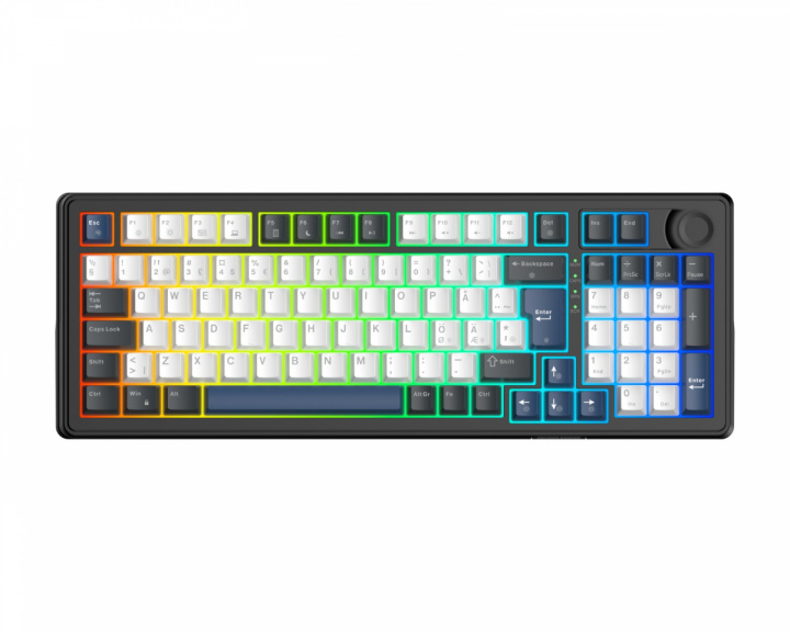  DK490 96% Gaming RGB Keyboard - Black