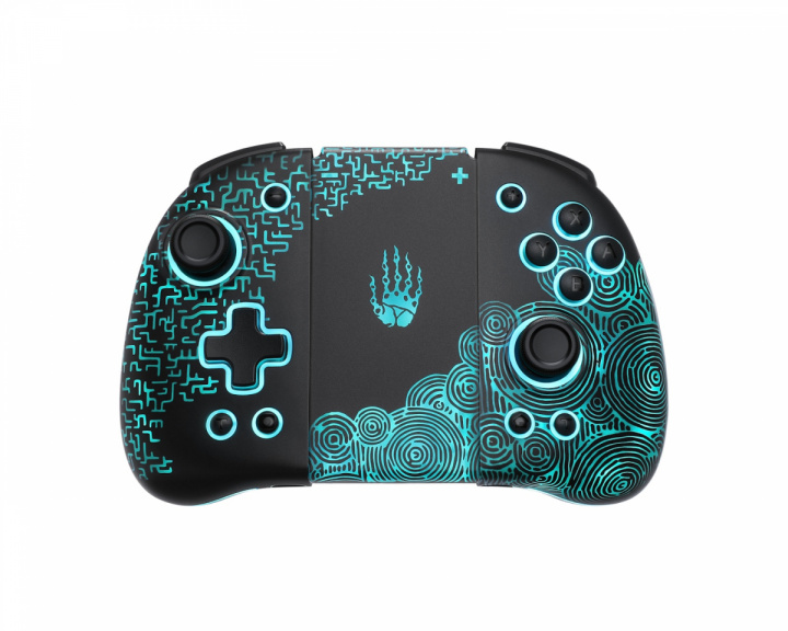  Luminous Trådløs Joypad med opladningsgreb til Nintendo Switch - Zonaite Black