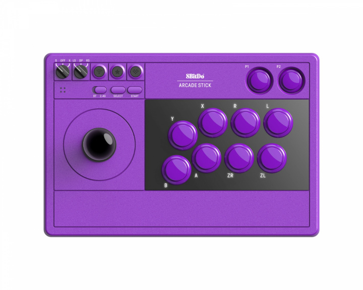  Arcade Stick 2.4G PC & Nintendo Switch - Lilla