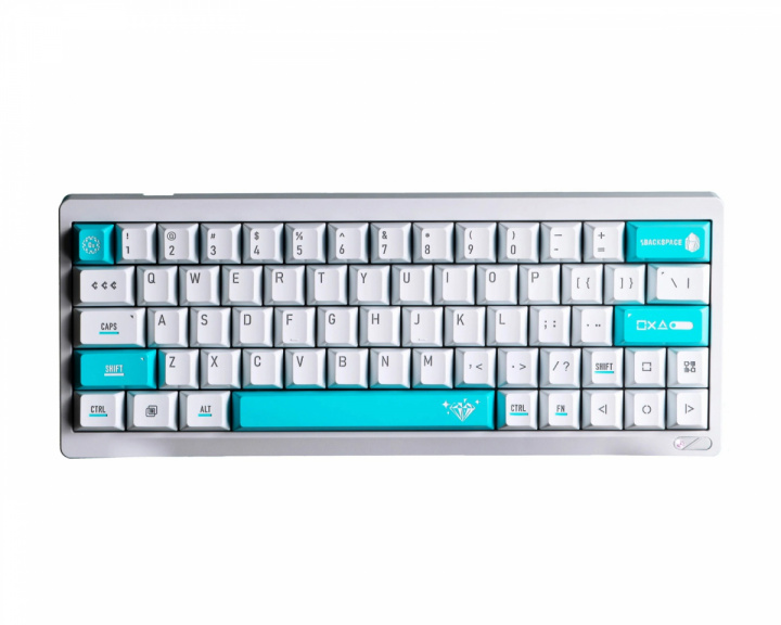  SF60 HE Gaming Tastatur ANSI - Starry Glitter White [WS Poseidon]
