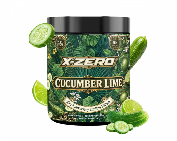  X-Zero Cucumber Lime - 100 portioner