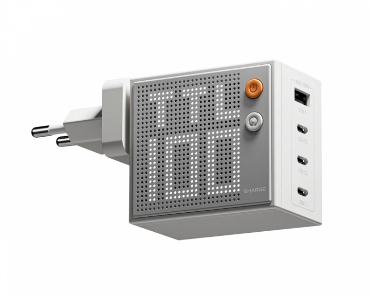  Pixel 100W USB-C & USB-A Oplader - Hvid