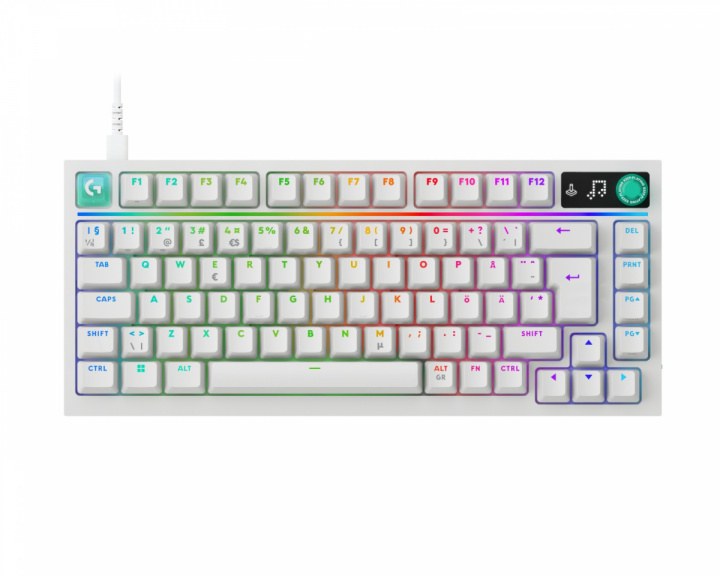 Logitech G316 X 75 Gaming Tastatur - Hvid