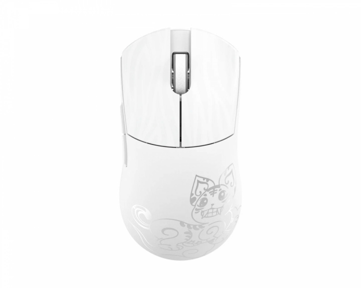  Huan x Xi'an Museum Magnesium Trådløs Gamingmus - Hvid/Sølv - Limited Edition