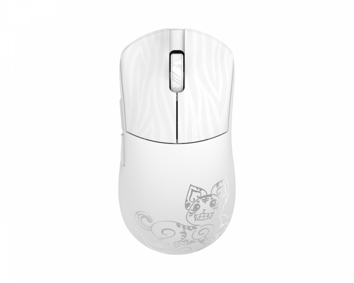  Huan M x Xi'an Museum Magnesium Trådløs Gamingmus - Hvid/Sølv - Limited Edition