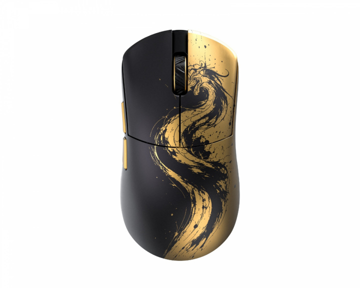  Huan M x Xi'an Museum Magnesium Wireless Gaming Mouse - Black/Gold - Limited Edition