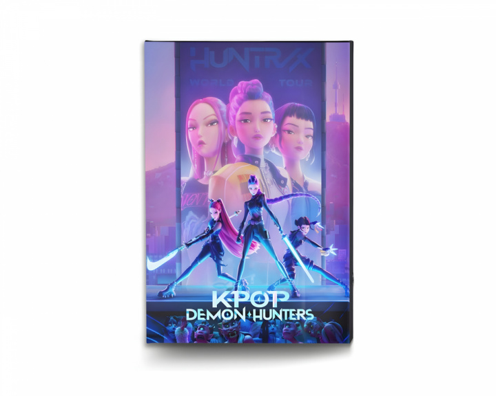  K-Pop Demon Hunters lærredsprint med Lys