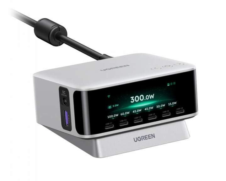  Nexode 7-ports Pro Oplader 300W med Appstyring