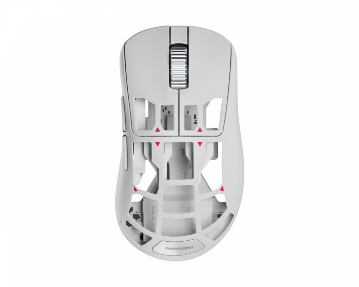  Feinmann F01 Trådløs Magnesium Gamingmus - Alpine White