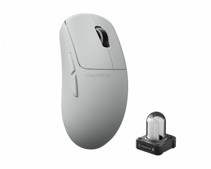 Keychron G6 HE 8K Trådløs Gamingmus - Hvid