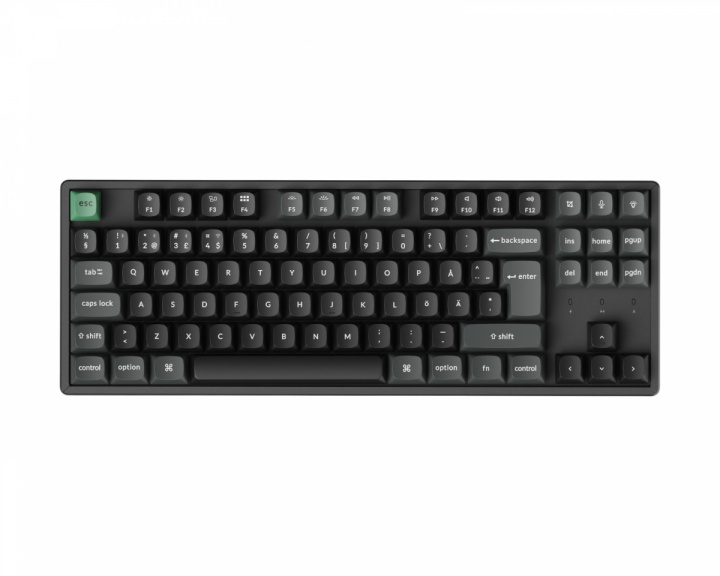  K8 Ultra 80% 8K Trådløst Tastatur - Sort [Keychron Apex Brown]