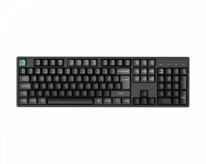  K10 Ultra 100% 8K Trådløst Tastatur - Sort [Keychron Apex Red]