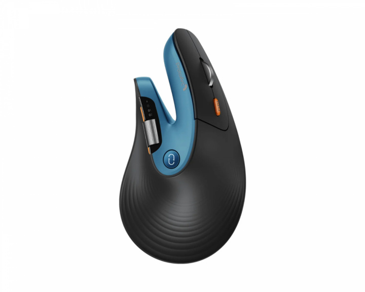  EM11 Pro Ergonomisk Vertikal Mus - Sort/Blå