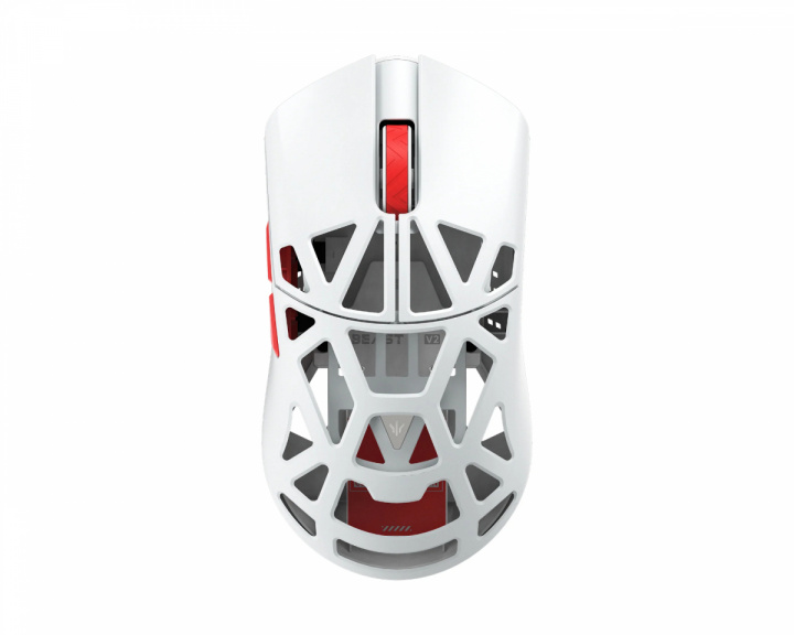 WLMouse Beast X Mini V2 Trådløs Gamingmus - Hvid/Rød