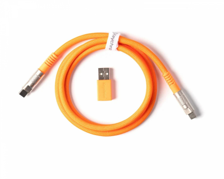  Double-Sleeved Geek Kabel 8K - Orange
