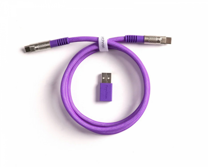  Double-Sleeved Geek Kabel 8K - Lilla
