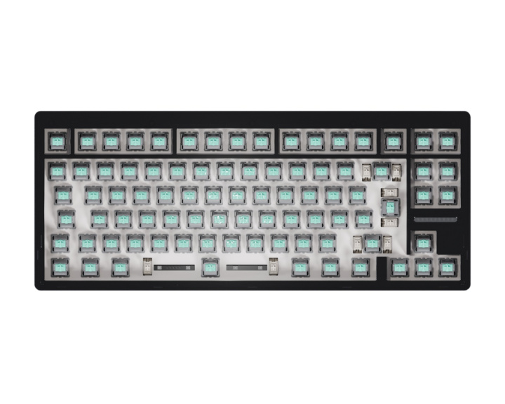  80HE+ Tastatur - Dark [Lekker Tikken] - ISO