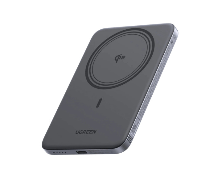  MagFlow Air Magnetisk Trådløs Powerbank 5000mAh 20W - Space Gray